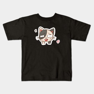 Kitty Cat Animal Pet Design In love Heart Eyes T-Shirt Sticker T-Shirt Hoodie Mug Pillow Kids T-Shirt